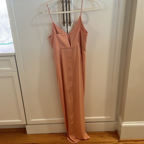 pale pink dress size 4 worn once - Picture 2 of 3